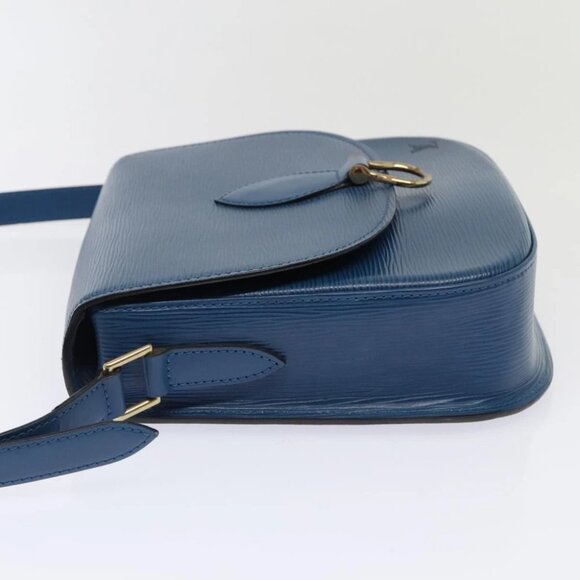 LOUIS VUITTON Epi Saint Cloud GM Shoulder Bag Toledo Blue M52195 LV Auth ep5940 - Picture 5 of 15